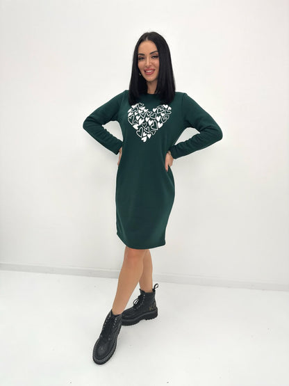 Сукня з принтом "Romance"