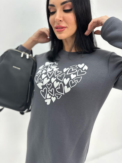 Сукня з принтом "Romance"