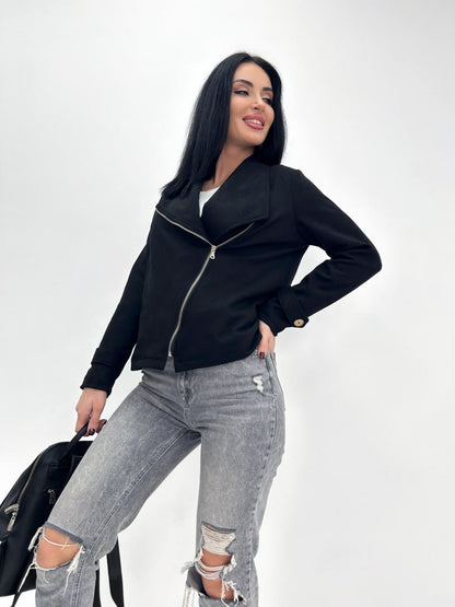 Замшева куртка-жакет "Nessa"