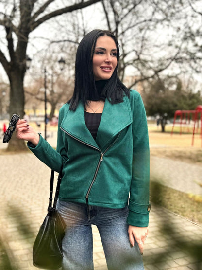 Замшева куртка-жакет "Nessa"