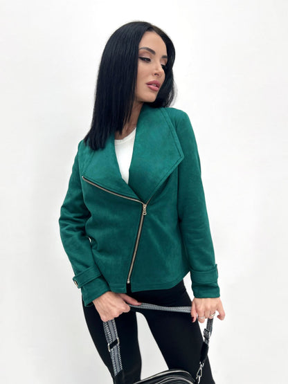 Замшева куртка-жакет "Nessa"