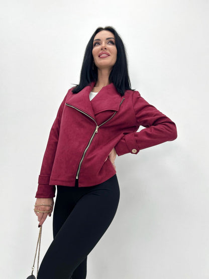 Замшева куртка-жакет "Nessa"