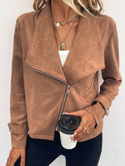 Замшева куртка-жакет "Nessa"