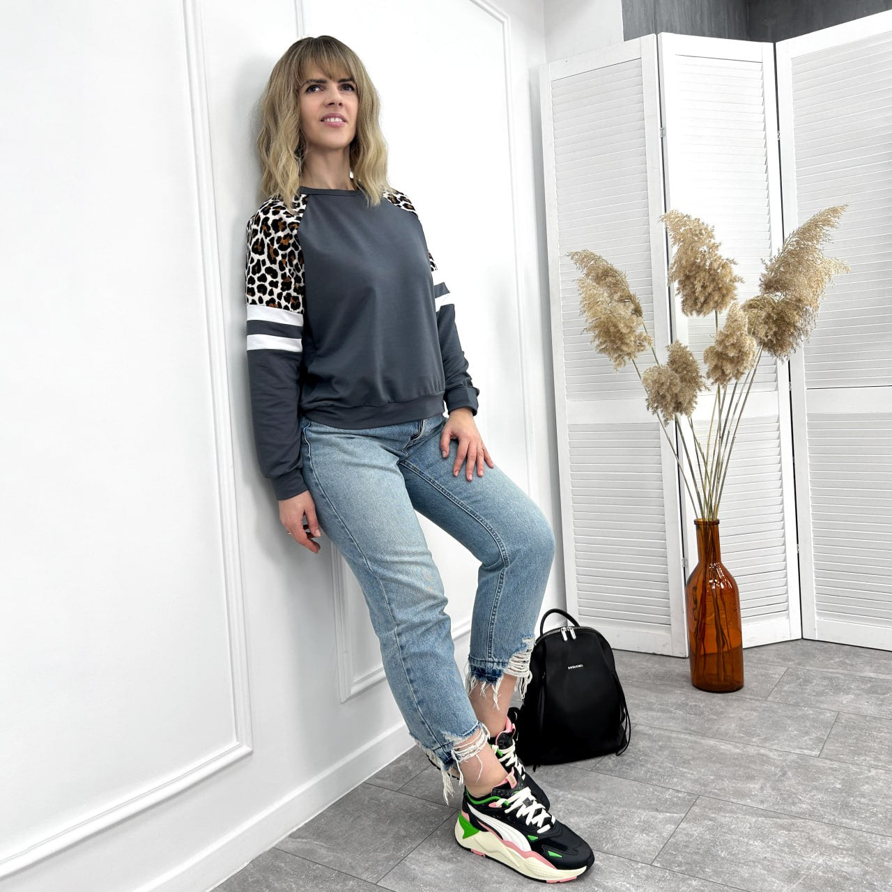 Світшот зі вставками "Artes"