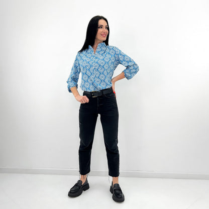 Блузка з принтом "MAROCCO"