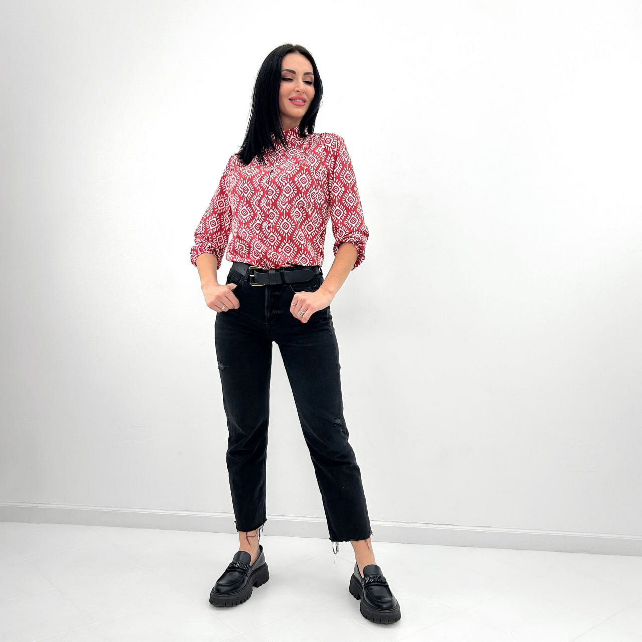 Блузка з принтом "MAROCCO"