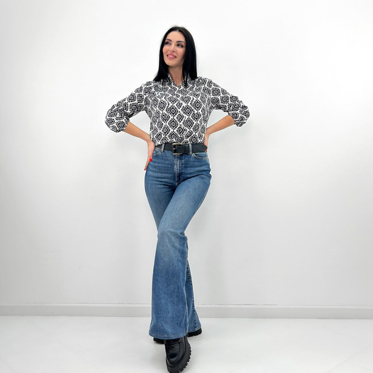 Блузка з принтом "MAROCCO"