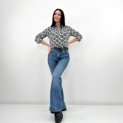 Блузка з принтом "MAROCCO"