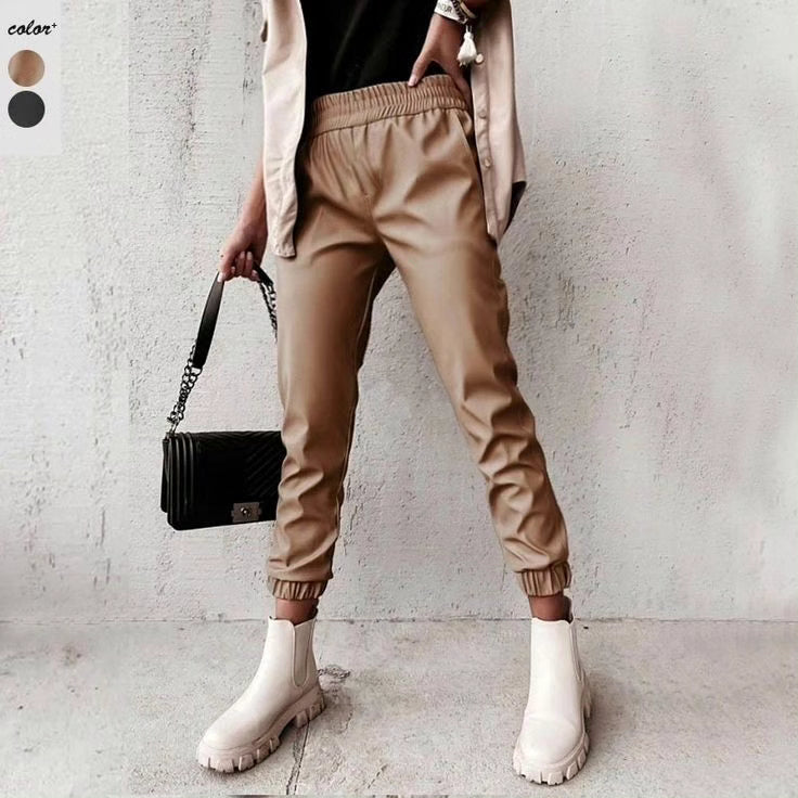 Штани-джогери з екошкіри "Bennett"