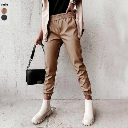 Штани-джогери з екошкіри "Bennett"