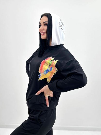 Костюм-двійка з капюшоном "Rainbow"