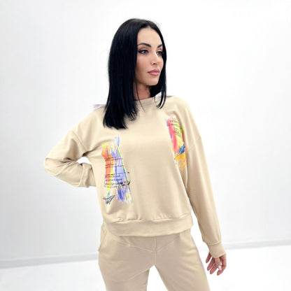 Костюм-двійка з капюшоном "Rainbow"