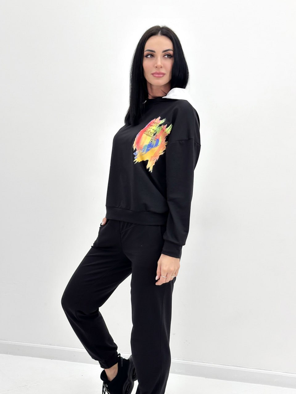 Костюм-двійка з капюшоном "Rainbow"