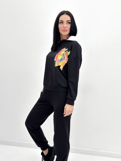 Костюм-двійка з капюшоном "Rainbow"