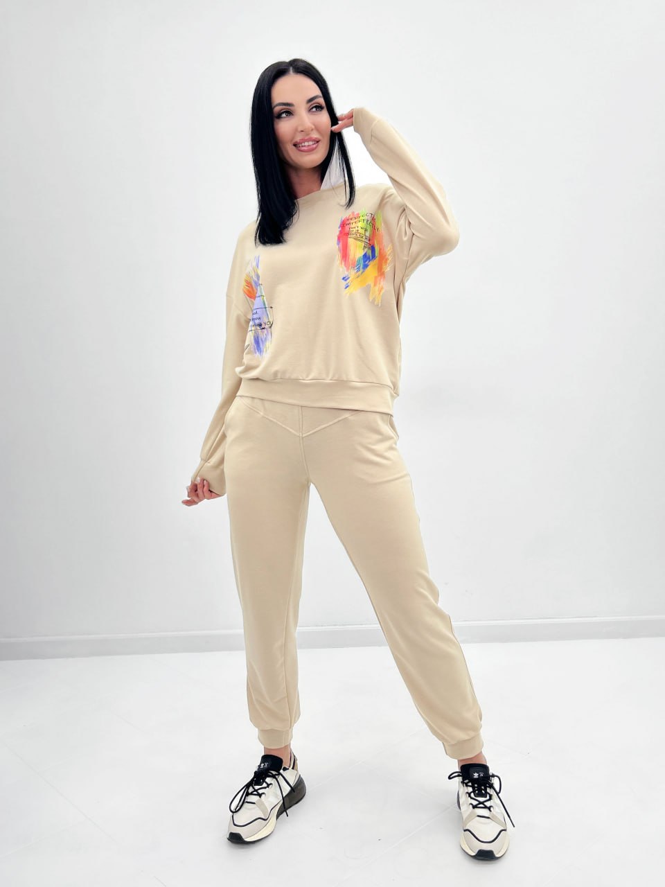 Костюм-двійка з капюшоном "Rainbow"