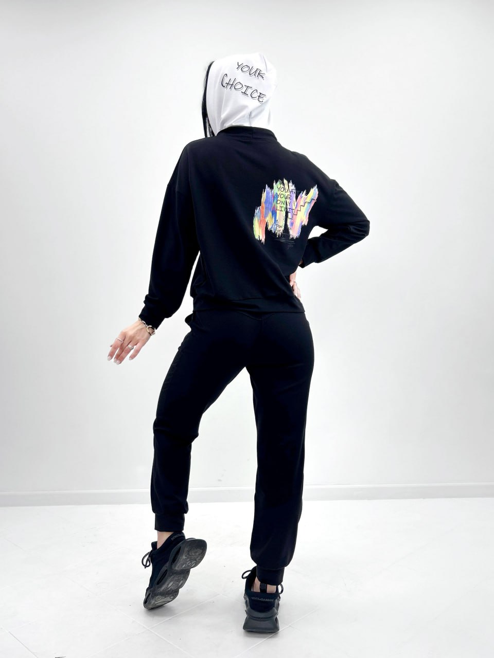 Костюм-двійка з капюшоном "Rainbow"