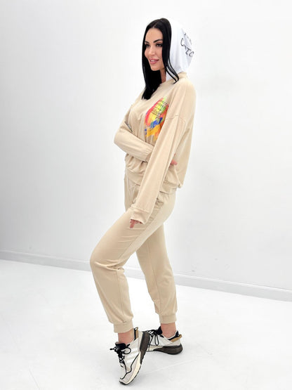 Костюм-двійка з капюшоном "Rainbow"