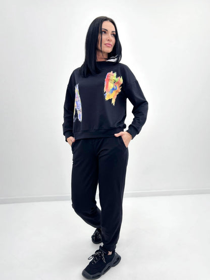 Костюм-двійка з капюшоном "Rainbow"