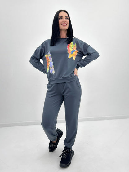 Костюм-двійка з капюшоном "Rainbow"