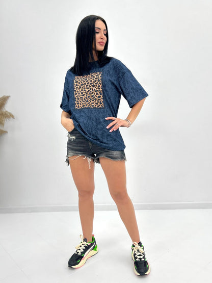 Футболка з анімалістичним принтом "Roar" (Турція)