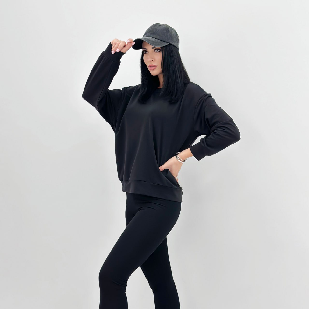 Базовий світшот з двонитки "Kaplan"