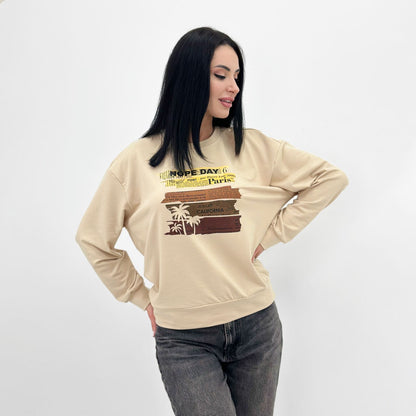 Демісезонний  світшот з принтом "California"