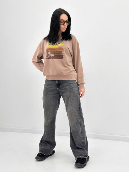 Демісезонний  світшот з принтом "California"