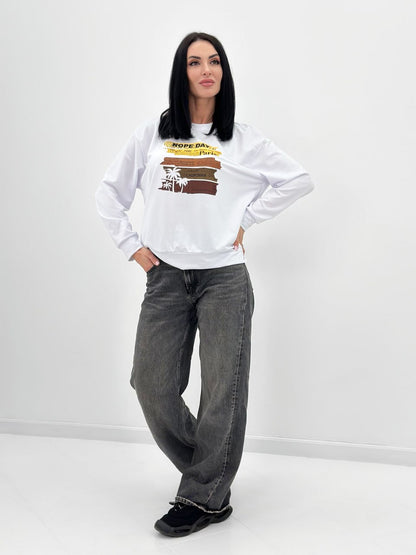 Демісезонний  світшот з принтом "California"