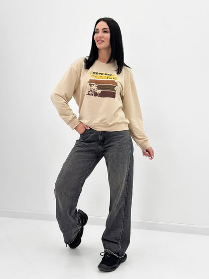 Демісезонний  світшот з принтом "California"