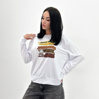 Демісезонний  світшот з принтом "California"