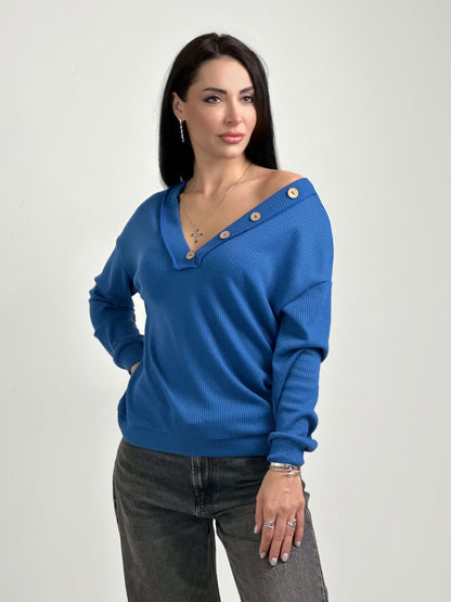 Пуловер з гудзиками "Pearl"