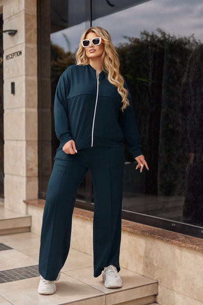 Трикотажний костюм зі штанами палаццо "Alicante"