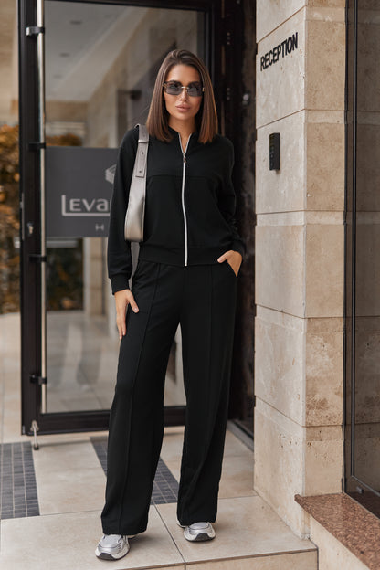 Трикотажний костюм зі штанами палаццо "Alicante"