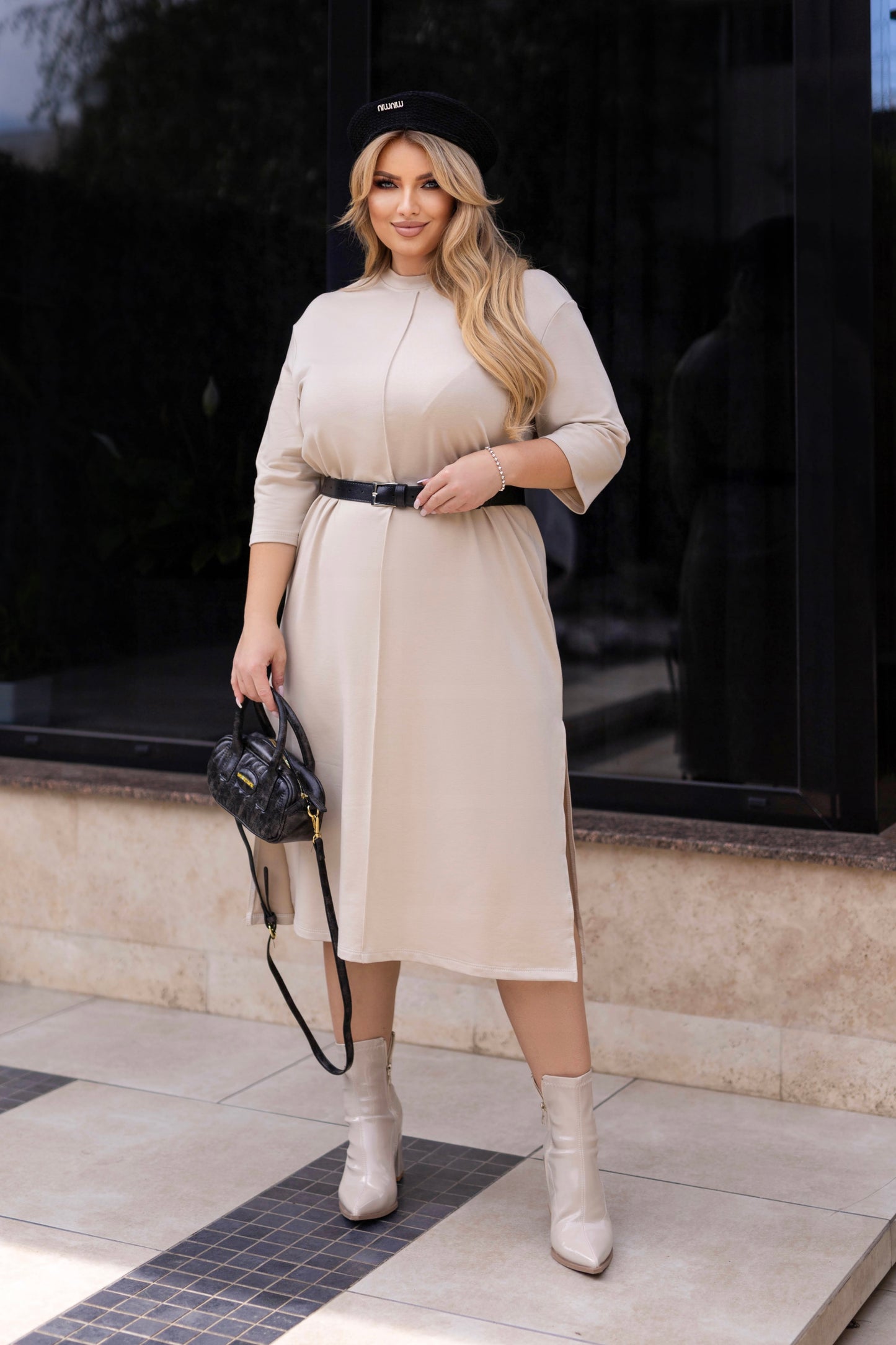 Трикотажна сукня вільного крою "Berry"