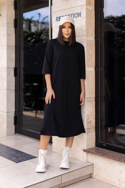 Трикотажна сукня вільного крою "Berry"