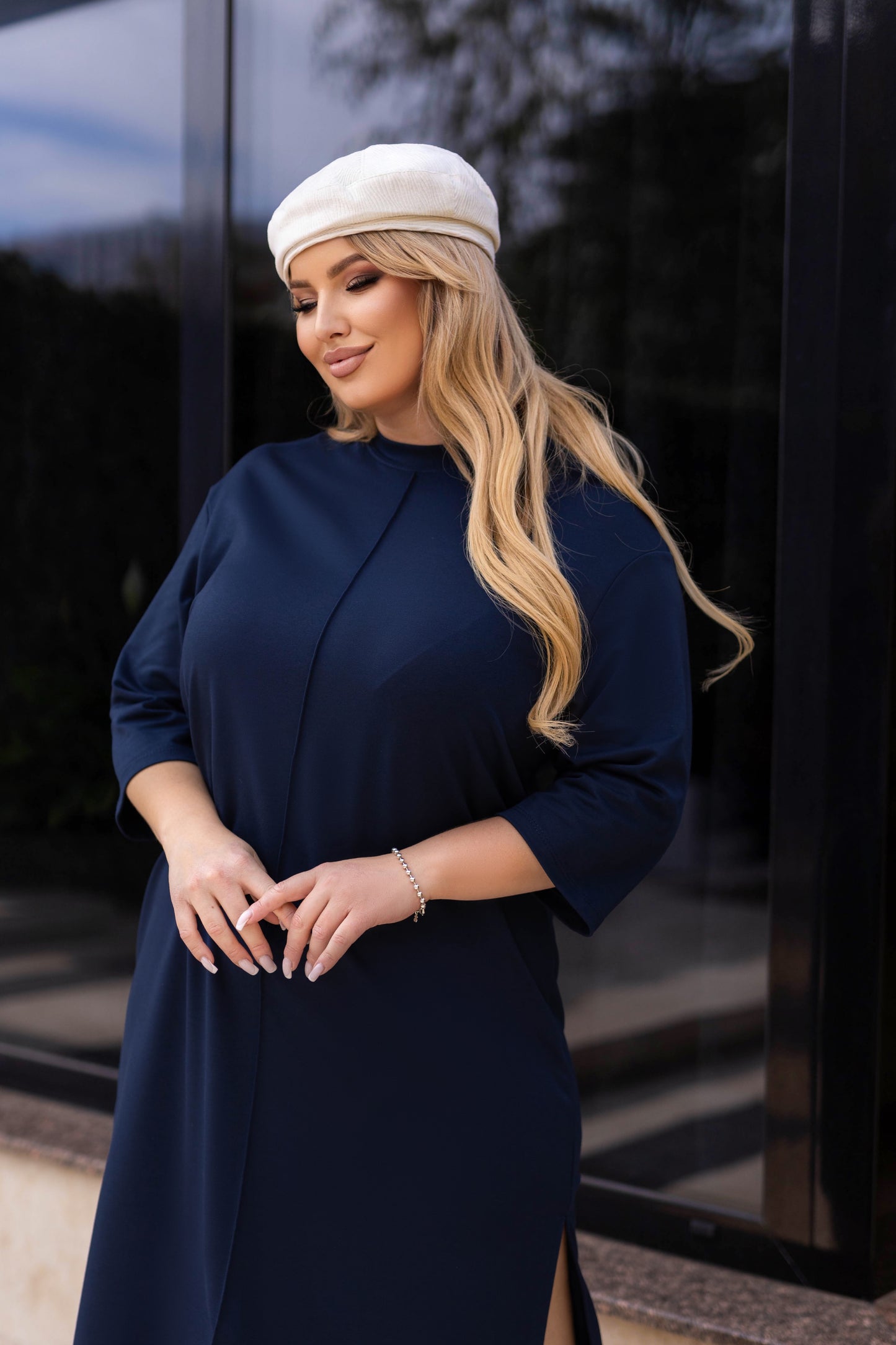 Трикотажна сукня вільного крою "Berry"