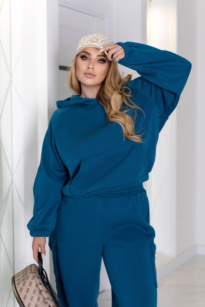 Теплий спортивний костюм зі штанами карго "Human"