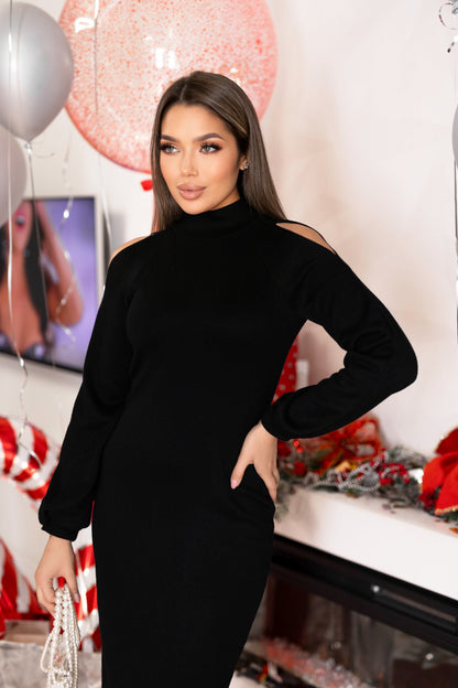 Сукня з ангори з відкритими плечима "Tess"