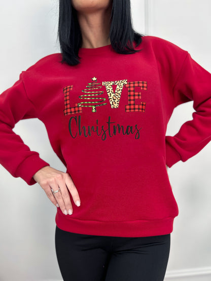 Теплий світшот зі святковим принтом "Festival"