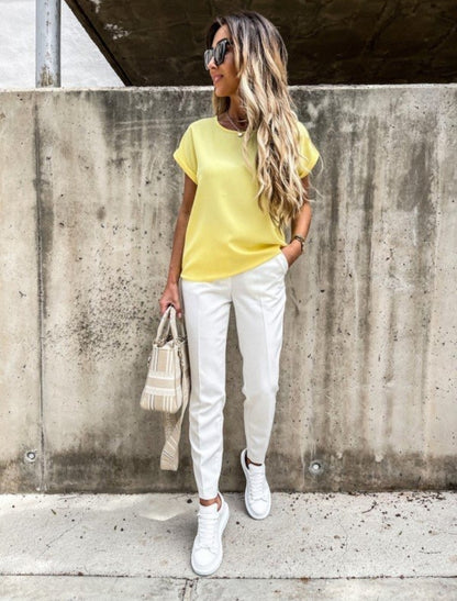 Блузка футболка вільного крою "Moment"