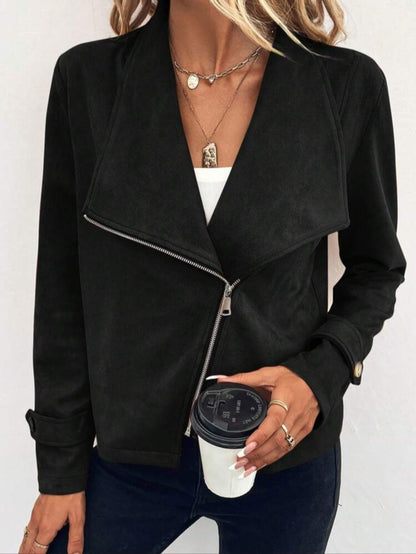 Замшева куртка-жакет "Nessa"