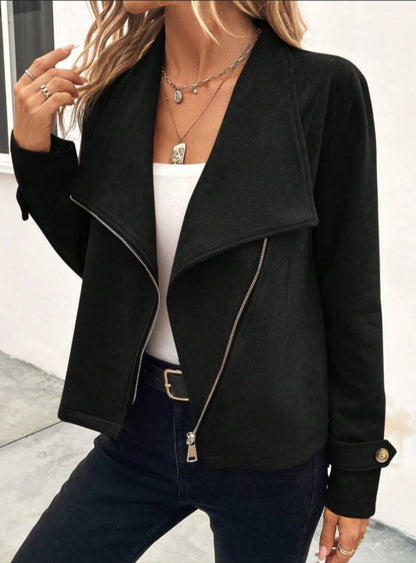 Замшева куртка-жакет "Nessa"