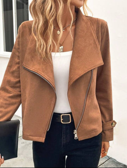 Замшева куртка-жакет "Nessa"