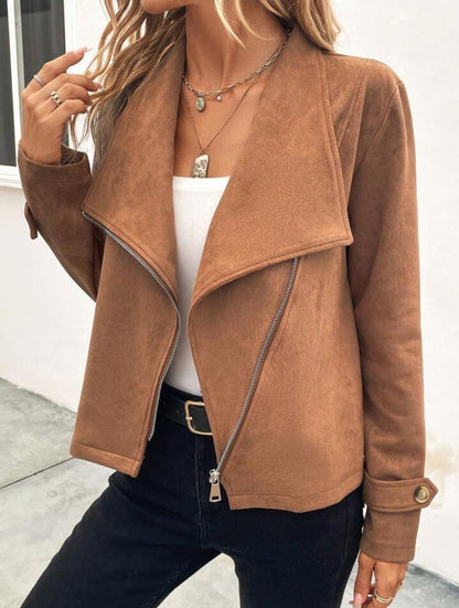 Замшева куртка-жакет "Nessa"