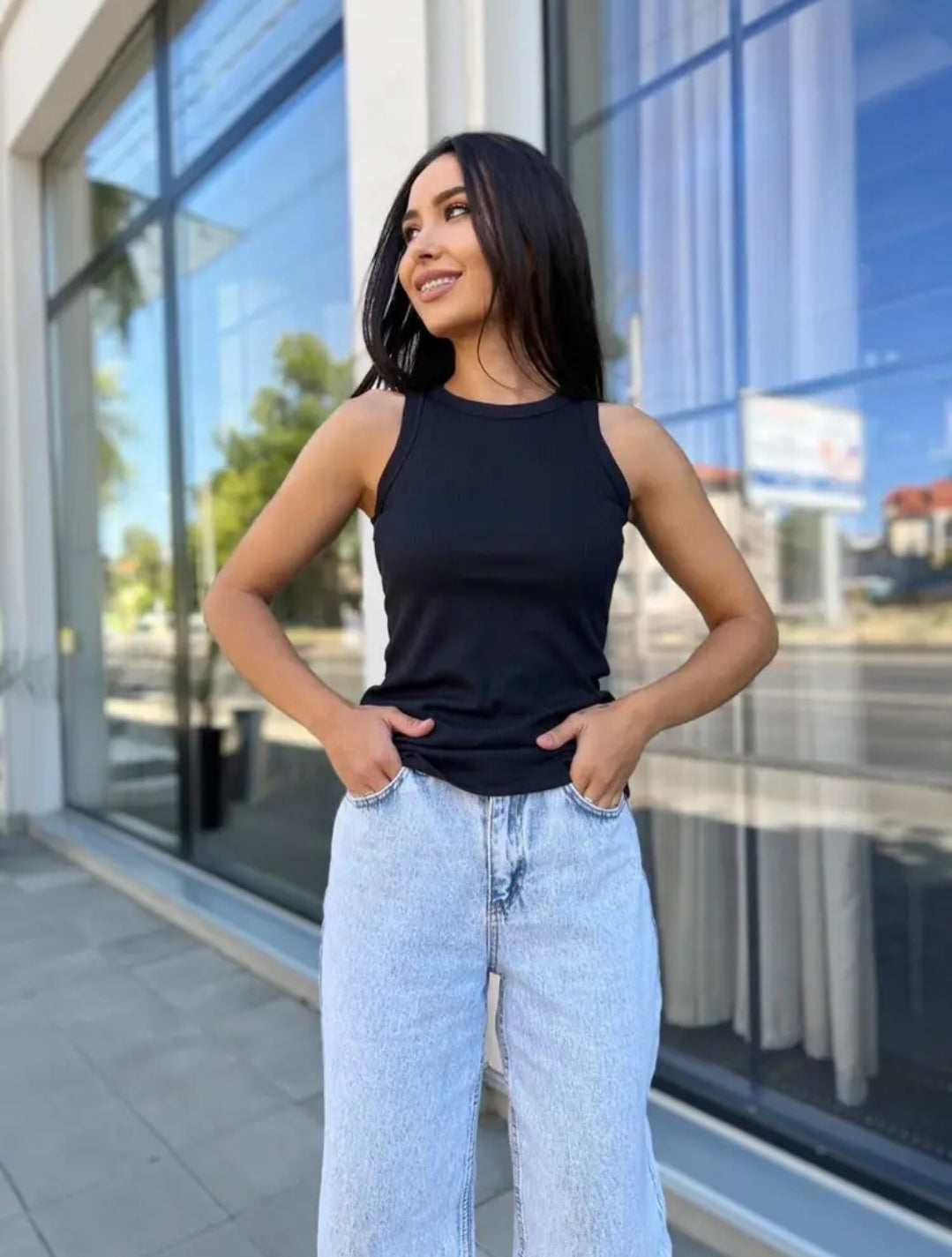 Майка жіноча рубчик "Effy"