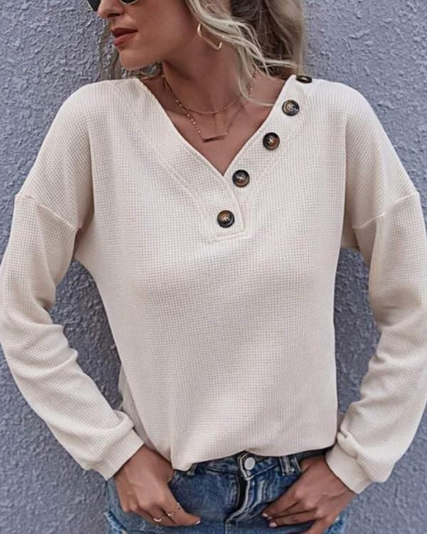 Пуловер з гудзиками "Pearl"