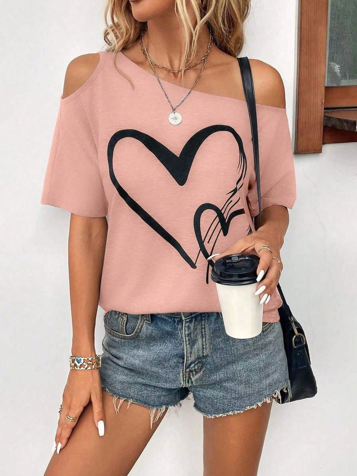 Блузка з відкритим плечем "Elis"