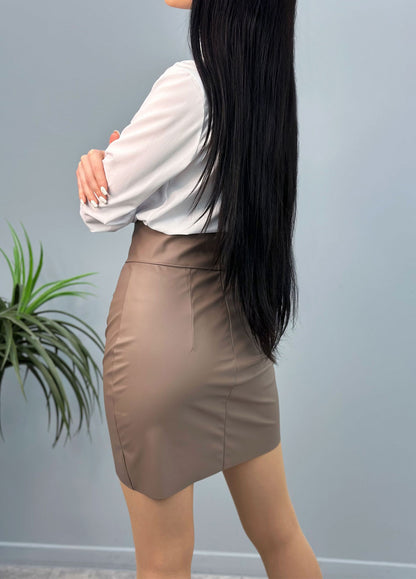 Шкіряна спідниця "Terry"