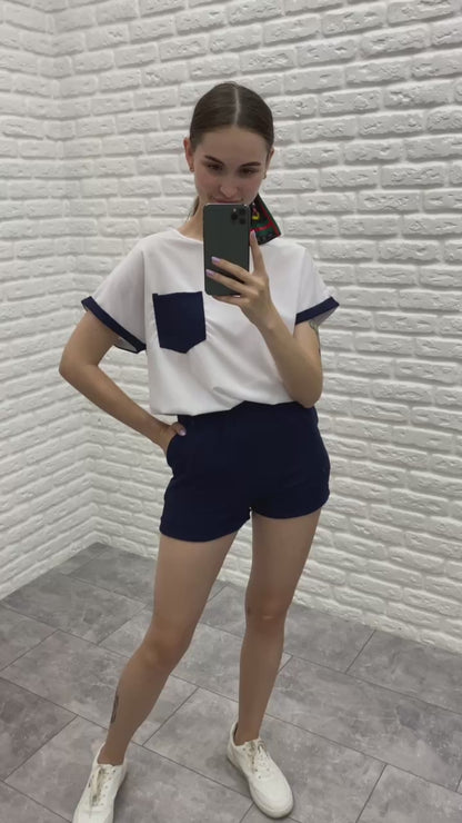 Стильний костюм з шортами "Florence"