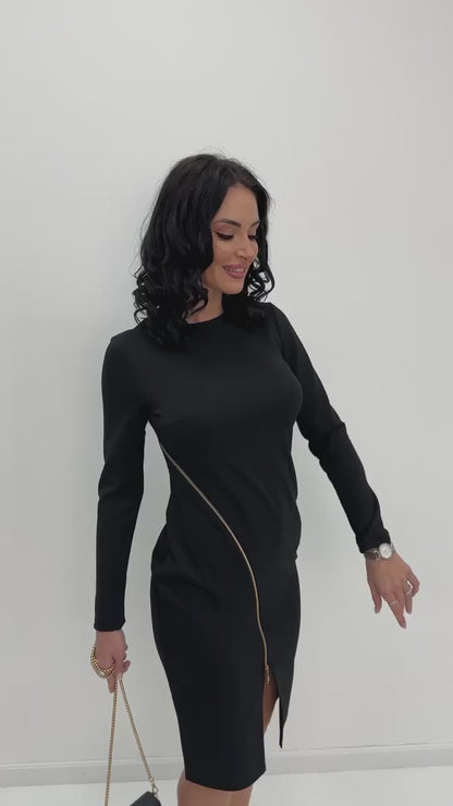 Елегантна сукня з блискавкою "Elisson"